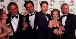 Gillian Anderson, Chris Carter e David Duchovny