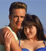 Luke Perry e Shannen Doherty