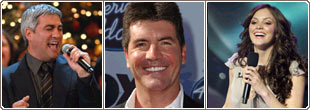 Taylor Hicks, Simon Cowell e Katharine McPhee