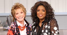 Mary Tyler Moore  e Oprah Winfrey