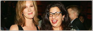 Jenji Kohan e Elisabeth Perkins