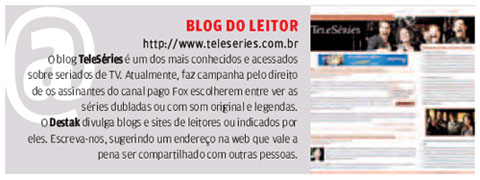 Nota do Jornal Destak
