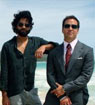 Adrian Grenier e Jeremy Piven em Entourage