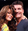 Paula Abdul e Simon Cowell, do American Idol