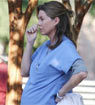 Ellen Pompeo, nos bastidores de Grey's Anatomy