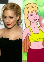 Brittany Murphy e sua personagem em O Rei do Pedaço