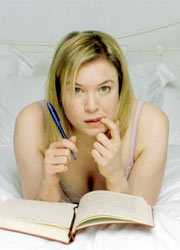 Renée Zellweger em O Diário de Birdget Jones