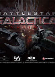 Reprodução do site de Battlestar Galactica Online