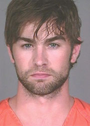 Foto de Chace Crawford tirada pela polícia do Texas