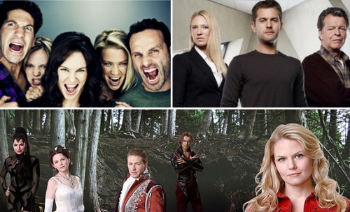 The Walking Dead, Fringe, Once Upon a Time