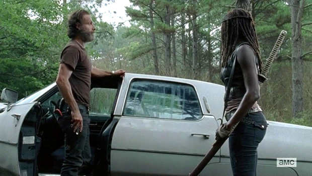 The Walking Dead 5x11 Rick e Michonne