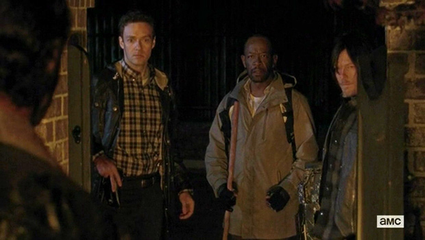 The Walking Dead 5x16 Aaron, Morgan e Daryl Alexandria