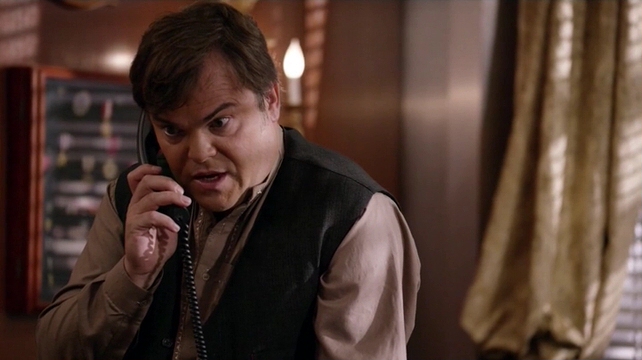 O polêmico Jack Black ocupa um terço do tempo de tela de The Brink